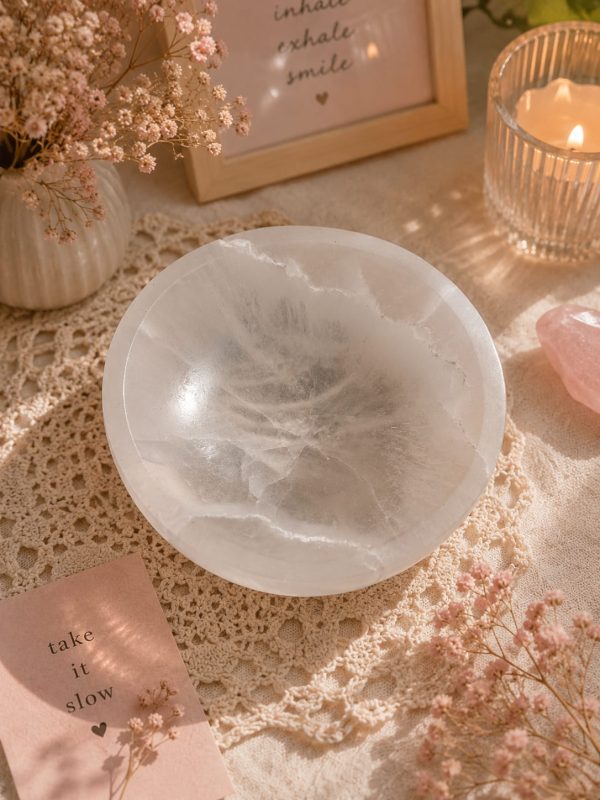 selenite bowl ( 2-3 inch approx)