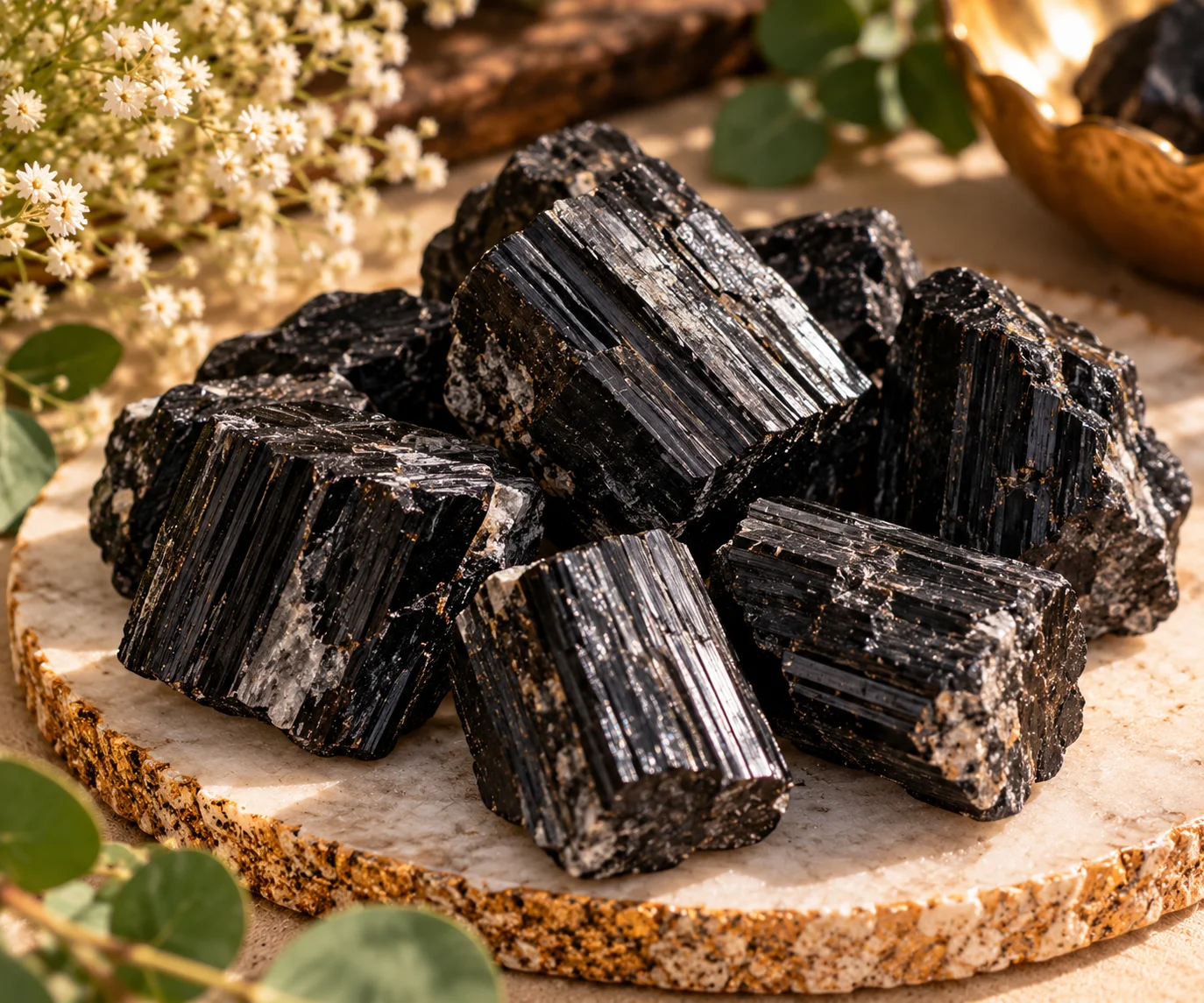 Black Tourmaline Raw Stone
