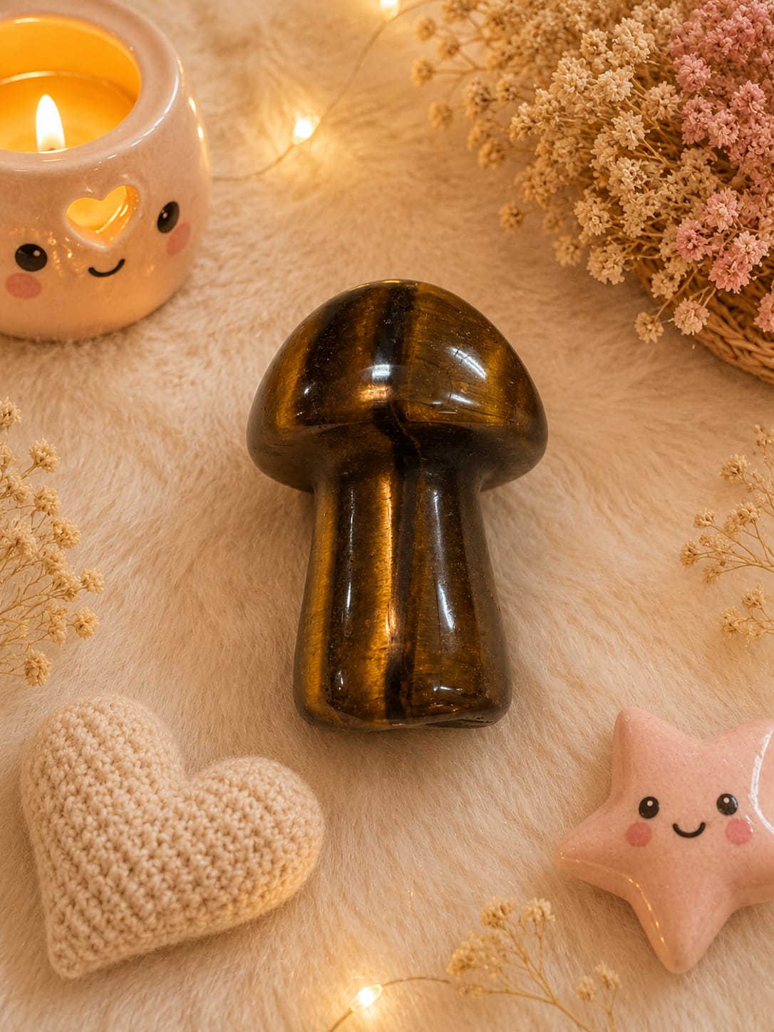 mini tiger eye mushroom