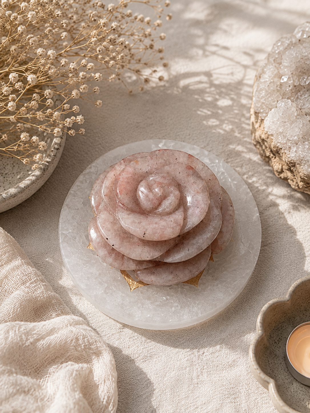 Sunstone rose (150 to 200 gm)