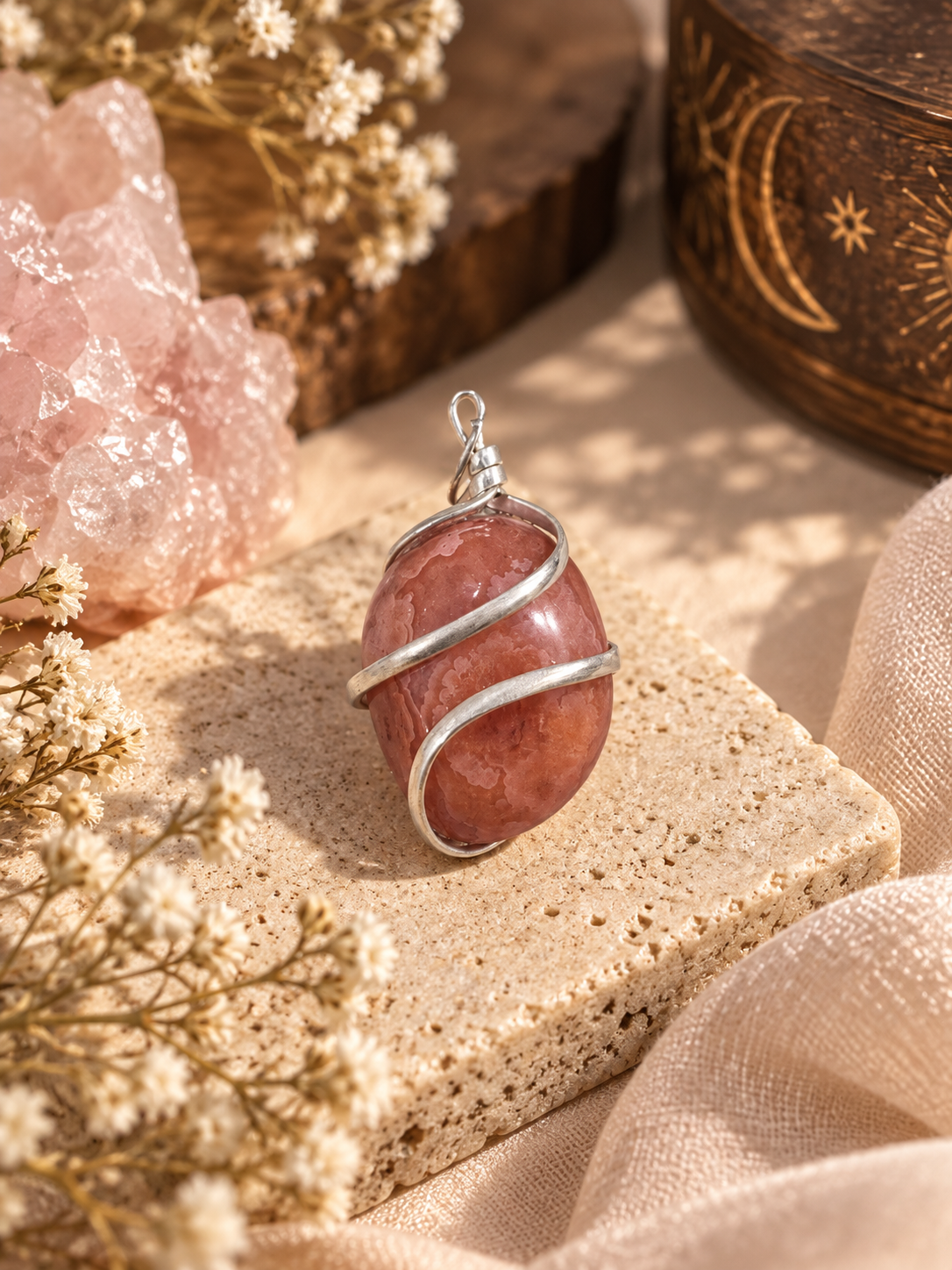 Sunstone pendant