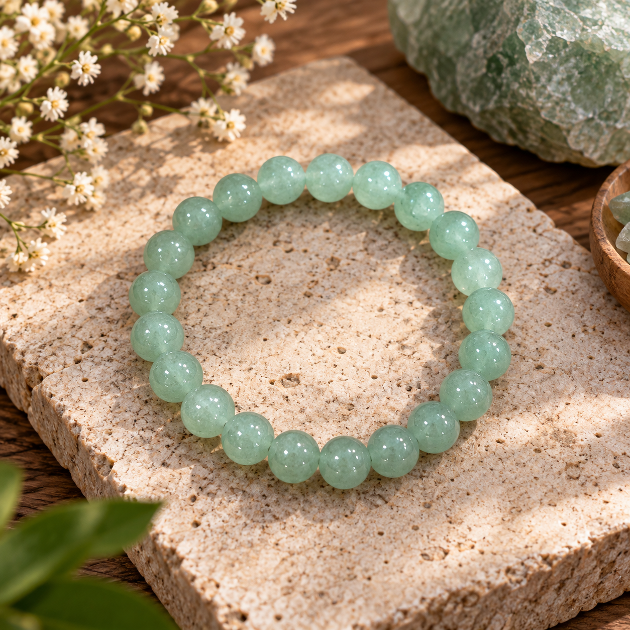 Green aventurine bracelet