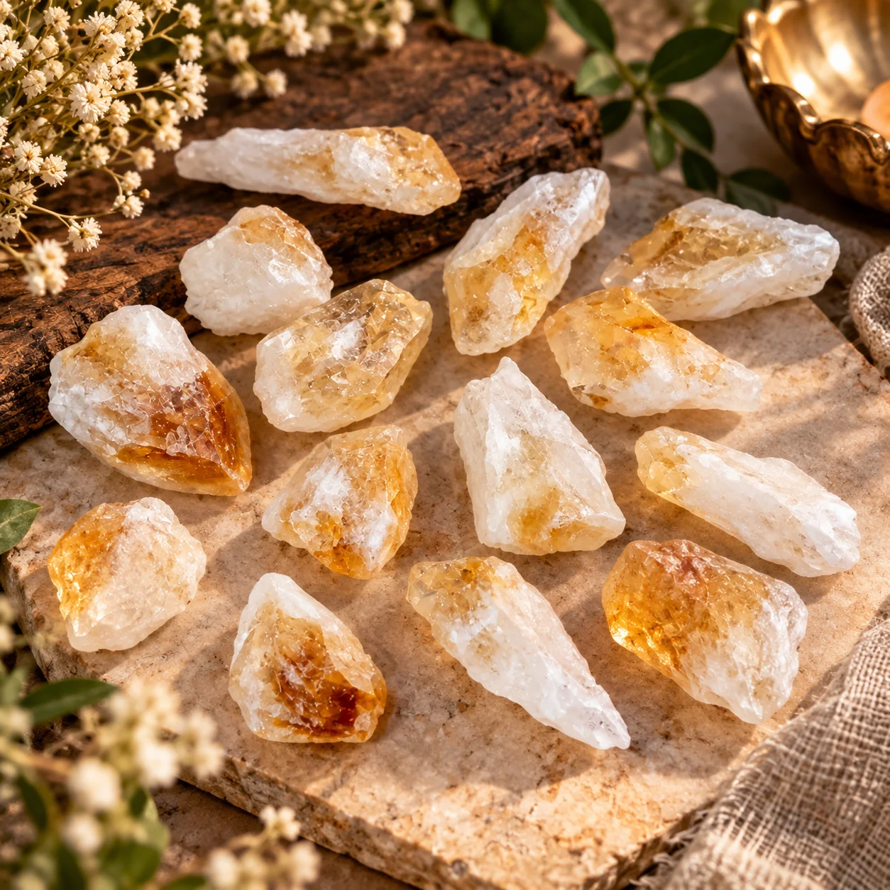 Raw Citrine Mini Chunk