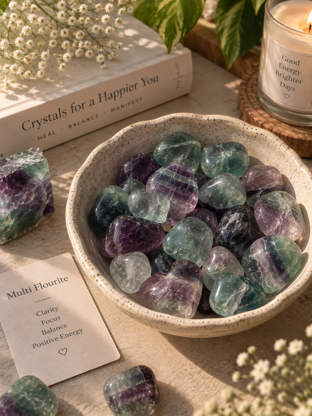 Multi flourite tumble
