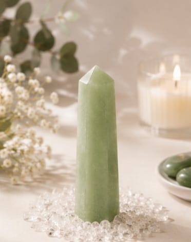 Green aventurine pencil(Approx 3 to 4 inches)