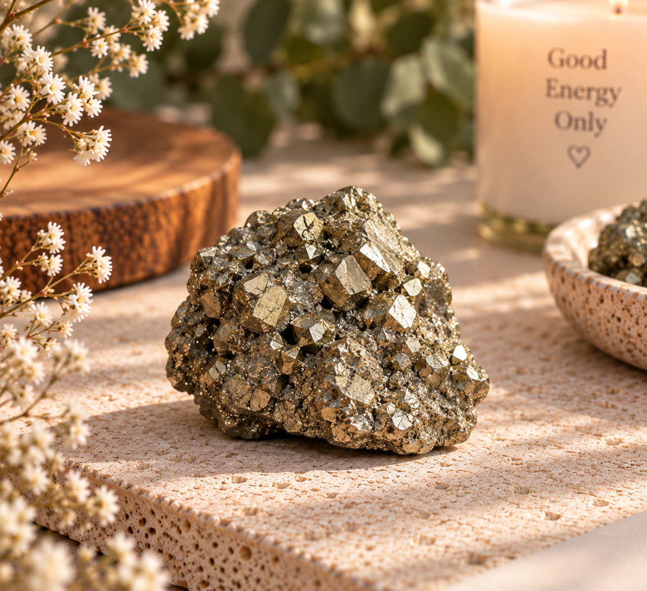 Pyrite raw stone