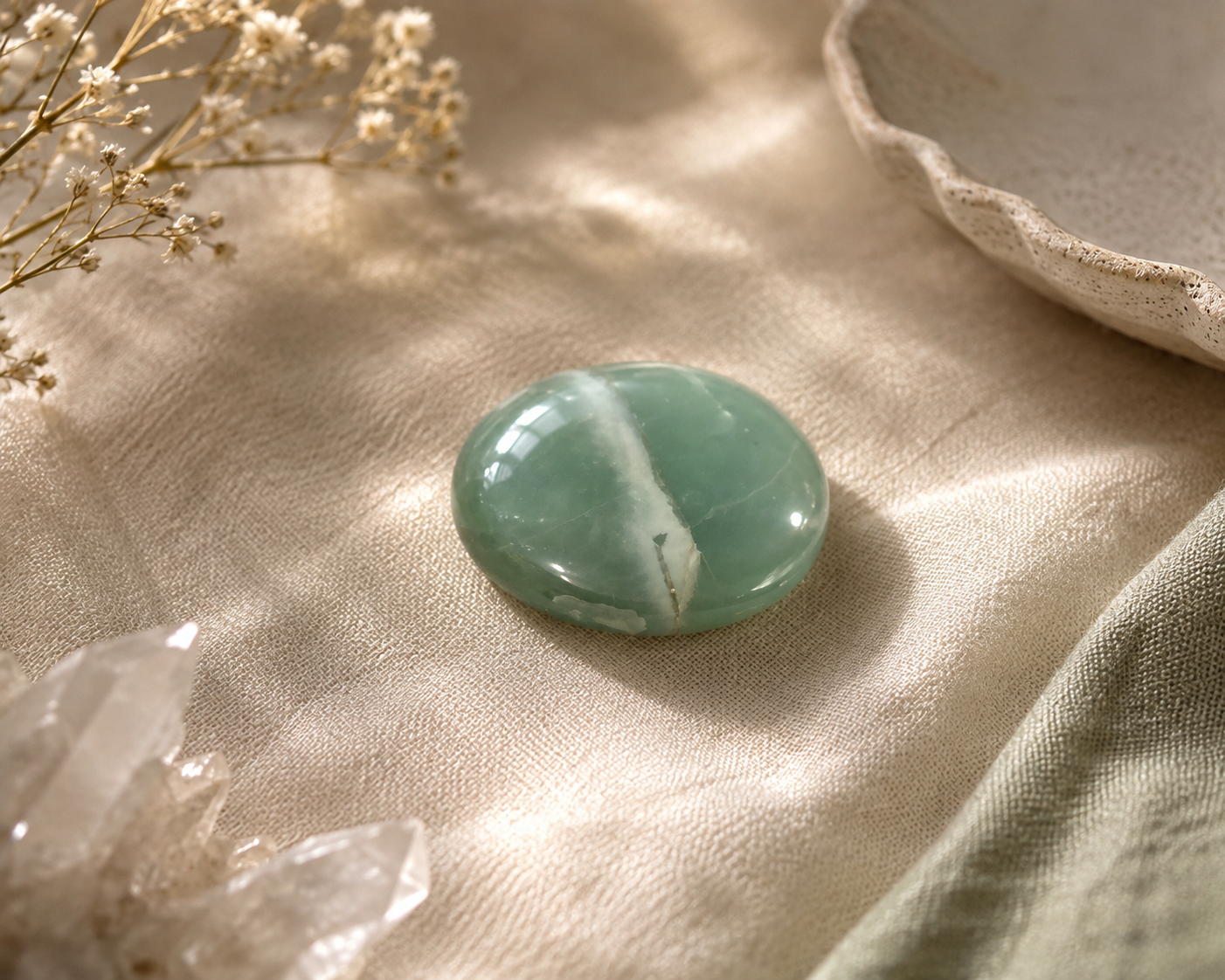 Amazonite palm stone (approx 50 to 100 gm)