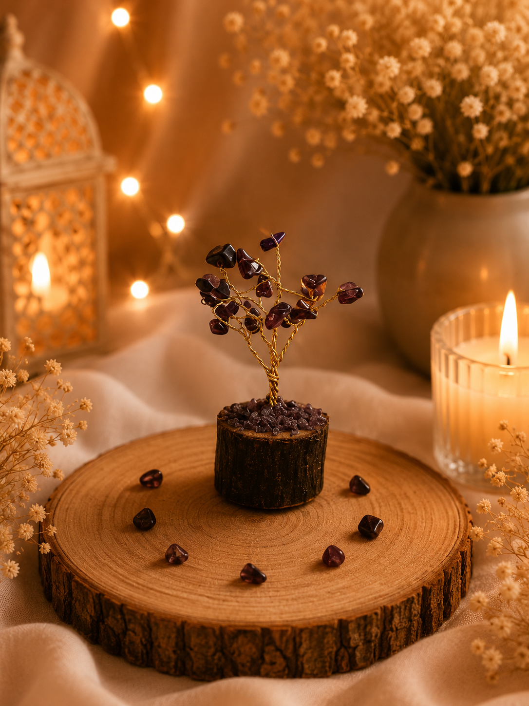 Garnet tree mini ( 10 to 20 chips)
