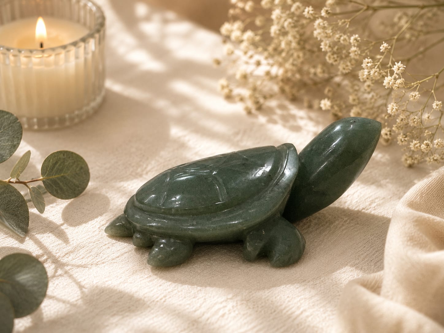 green aventurine turtle