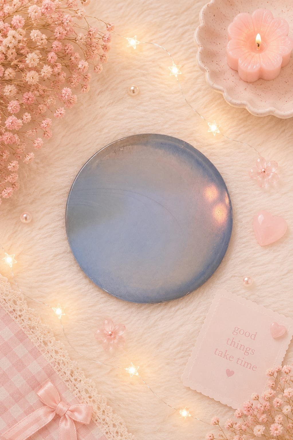 opalite coaster(2 to 3inch approx )