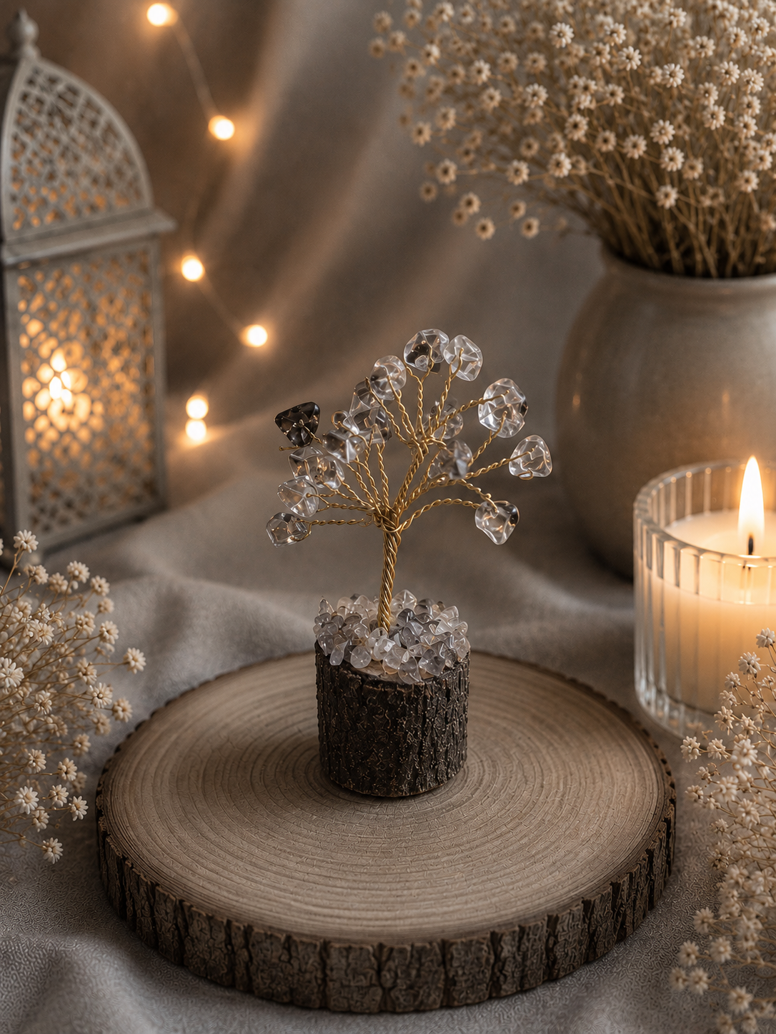 Smoky Quartz tree mini ( 10 to 20 chips)