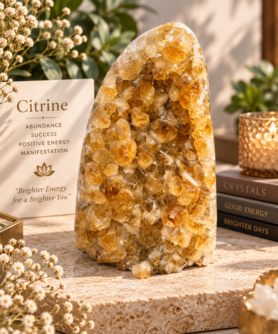 Citrine geode 1500 gm