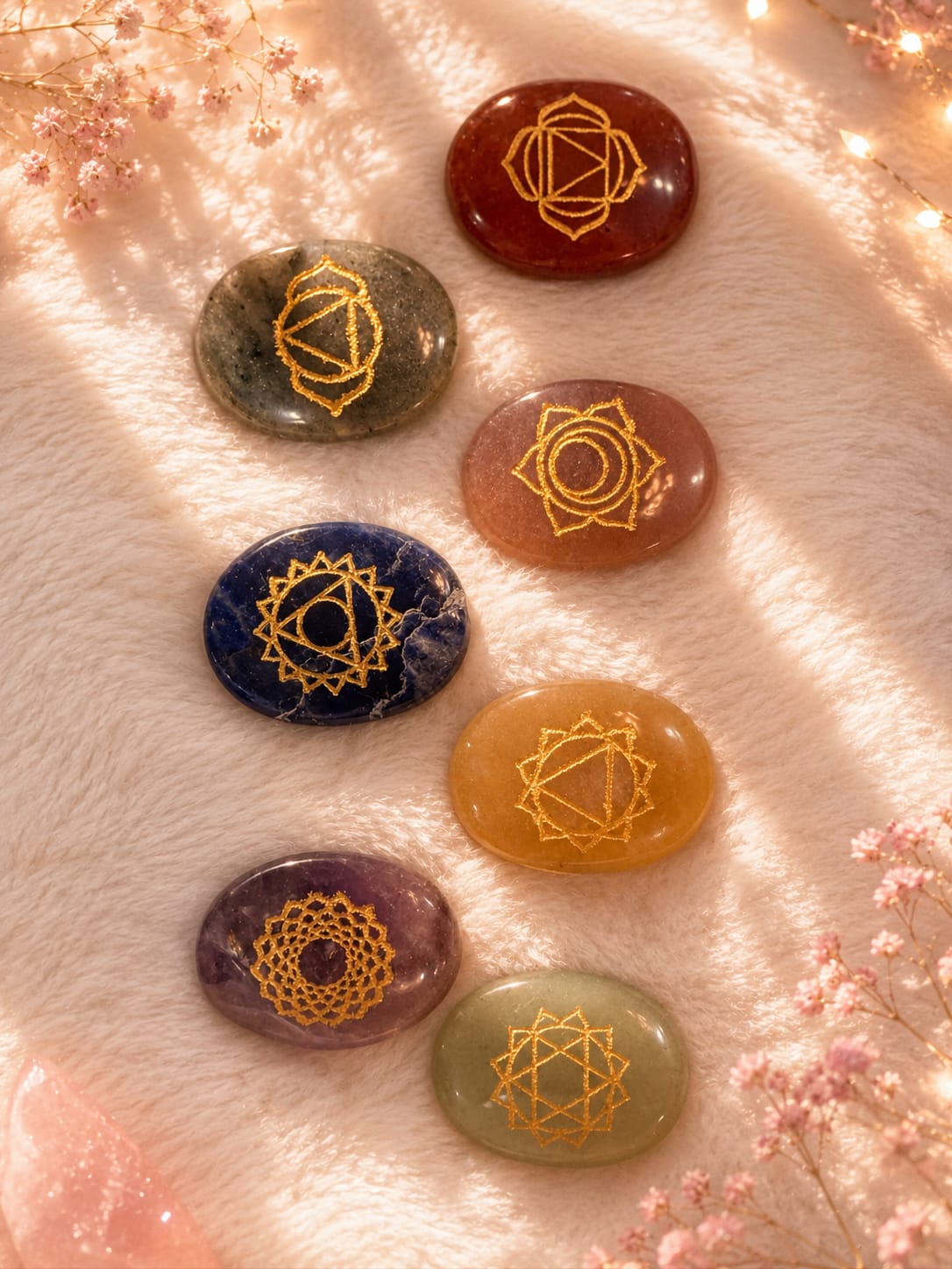 7 chakra oval