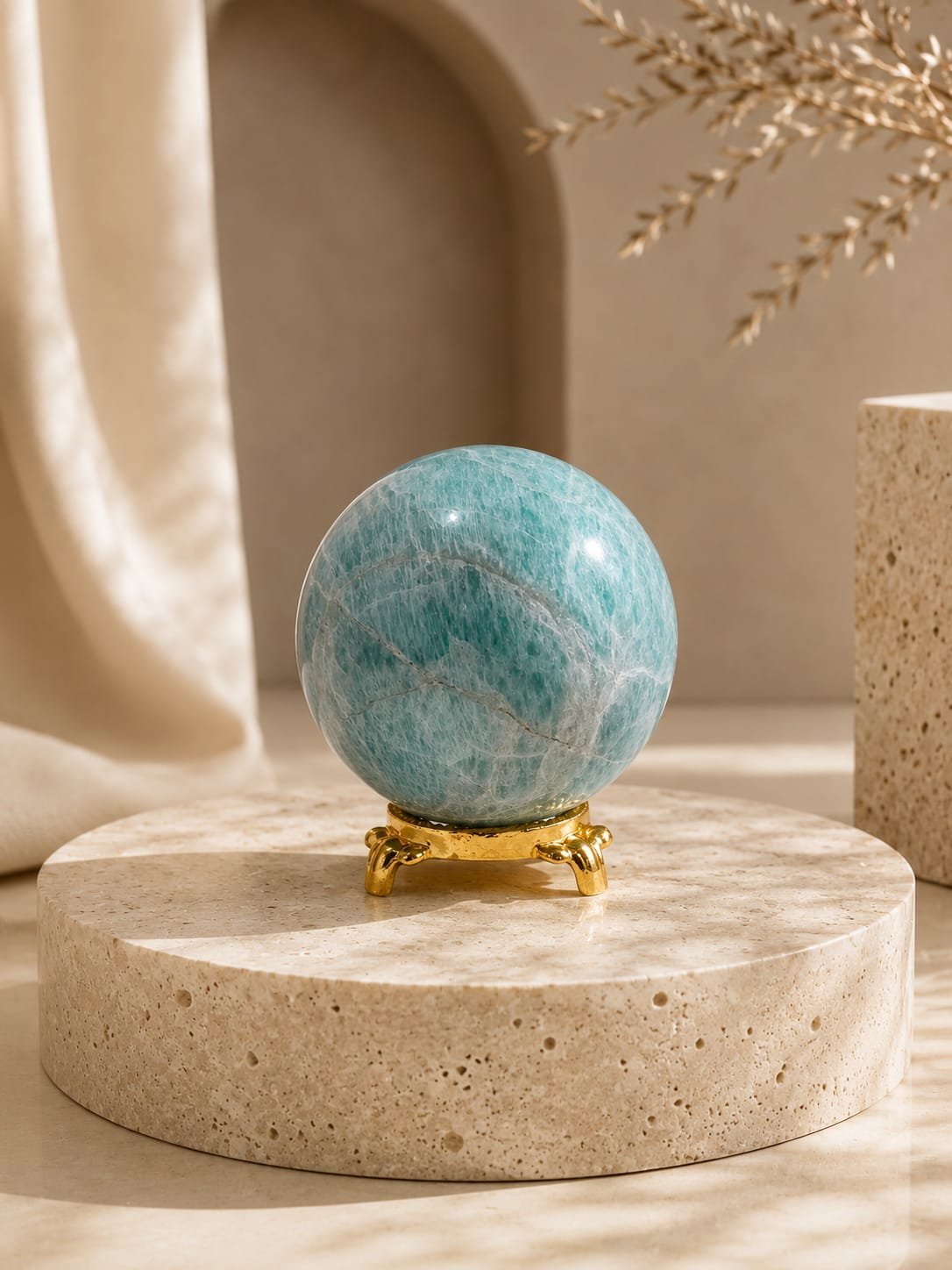 Amazonite sphere