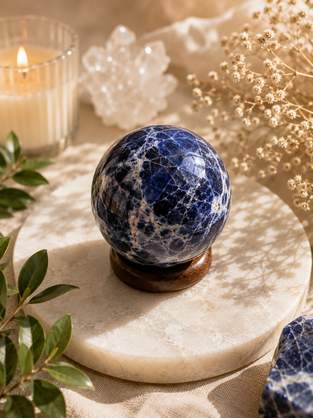 Sodalite sphere