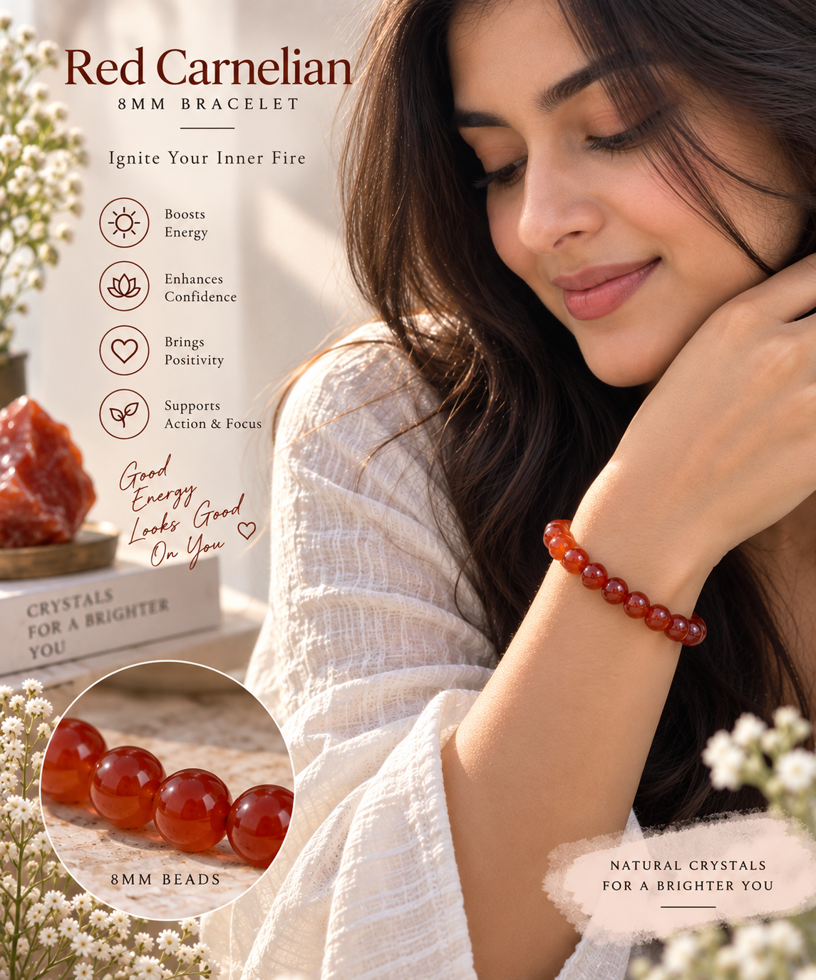 Red Carnelian Bracelet