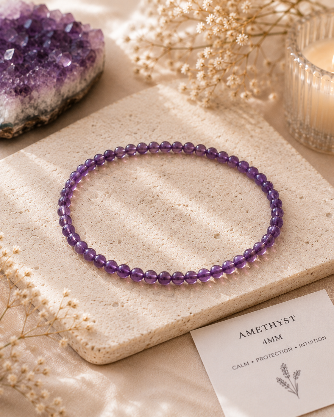 Amethyst bracelet