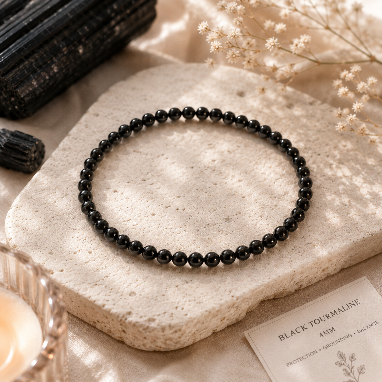 Black tourmaline bracelet