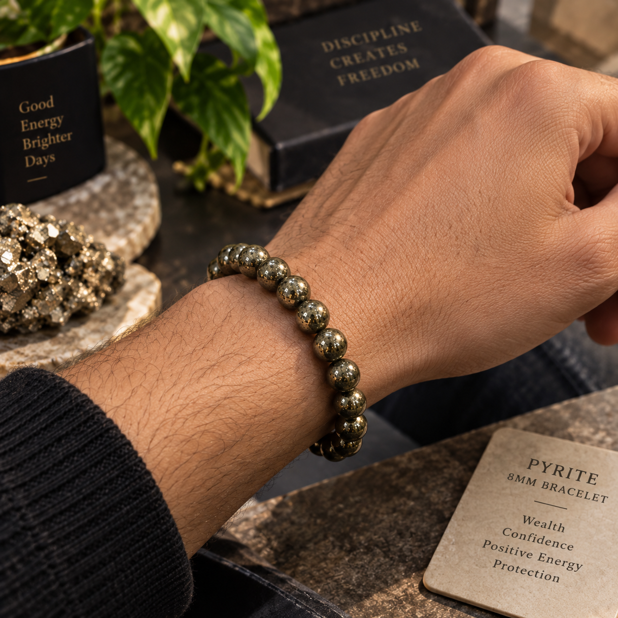 Pyrite bracelet